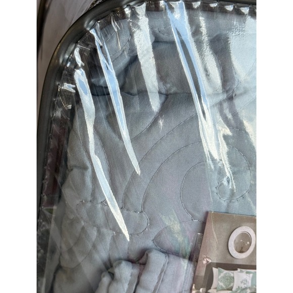 Madison Park Vancouver Reversible Bedspread Set Seafoam Green QUEEN size . new - Picture 12 of 12